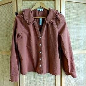 NWT Madewell Collared Button Up Shirt